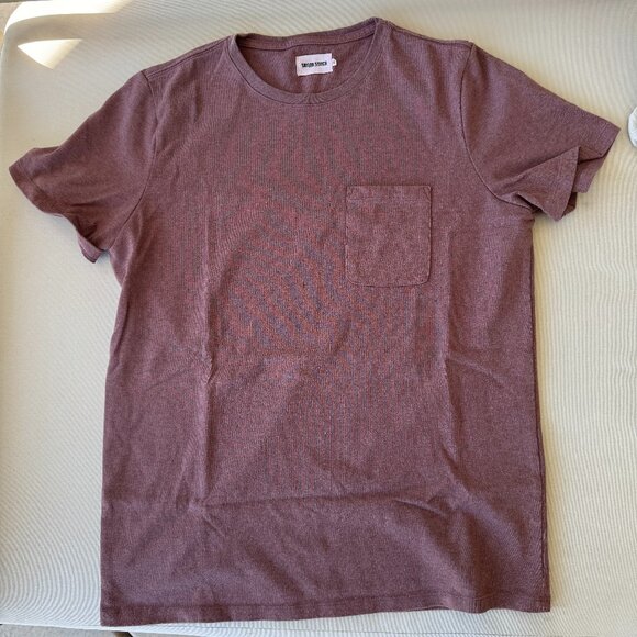 Taylor Stitch The Heavy Bag Tee Large Size 42 Russet - Picture 1 of 2
